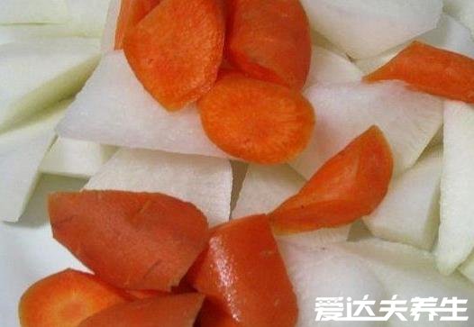 白萝卜和胡萝卜能一起吃吗，不能同食抵消对方营养相当于没有吃