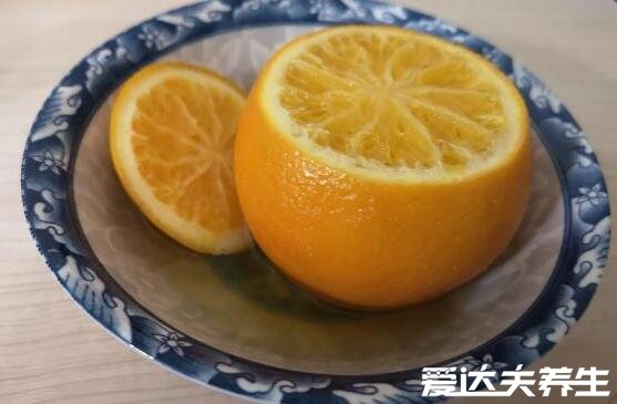 橙子蒸蒸治咳嗽的做法，先用盐和小苏打浸泡效果更好