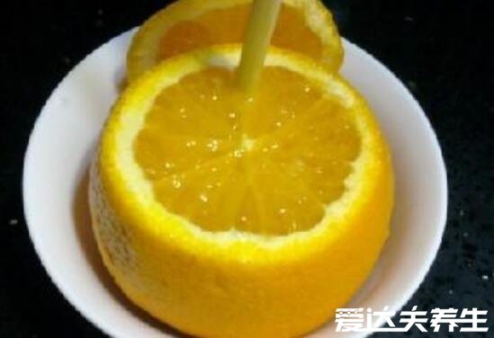 橙子蒸蒸治咳嗽的做法，先用盐和小苏打浸泡效果更好