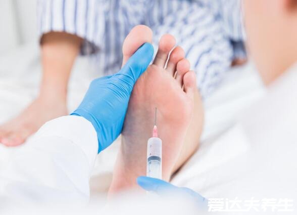 脚底对应的器官图，通过刺激足底就可以治疗身体各器官病症