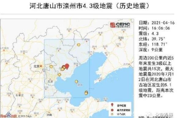 最新4.3级河北唐山地震，如果地震来了怎么办(附防震小常识)