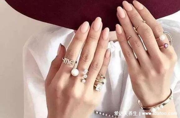 女生戒指的戴法图解，左手食指代表单身想谈恋爱