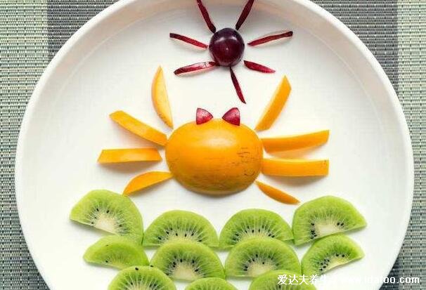 水果拼盘图片简单好看，小孩不爱吃水果不妨试试这些创意
