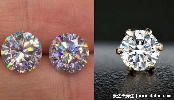 莫桑钻和钻石的区别，莫桑钻人工合成价格低且颜色更好看