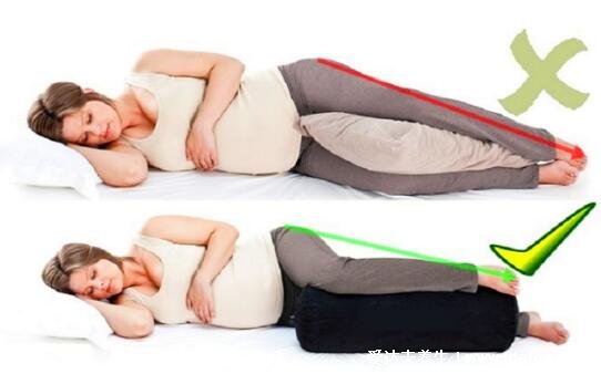 孕妇睡觉的正确姿态，怀孕期间左侧卧最理想(早期仰卧也可以)