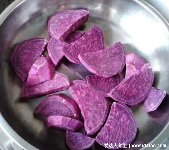 紫薯蒸多久能熟，15到20分钟就可以(大紫薯切成小块更快熟)