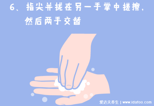 七步洗手法正确步骤的口诀，勤洗手能有效预防传染病(视频)
