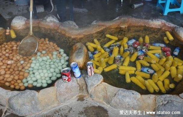 中国十大温泉排行榜，长白山温泉水可以煮熟鸡蛋玉米