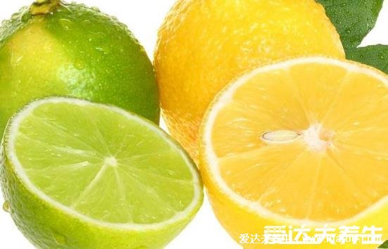青柠檬和黄柠檬的区别，青柠檬维C高但维生素含量低于黄柠檬(4大区别)