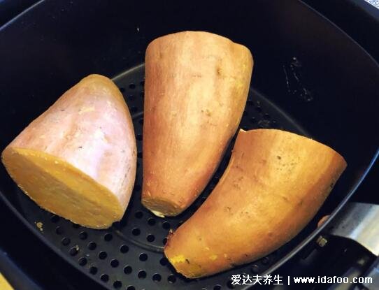 空气炸锅烤红薯要多少温度和时间，200度30分钟带皮无需放锡纸