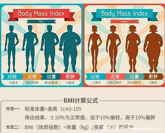 bmi正常值范围是多少，最理想数值为22（±10%）/大于30肥胖