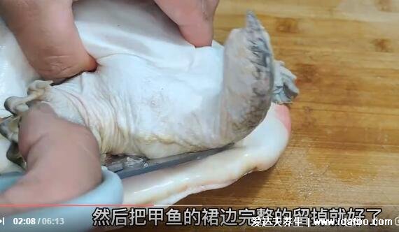 甲鱼怎么杀正确方法视频，8个步骤尾巴很脏要扣洗干净