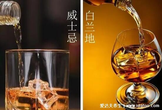 白兰地和威士忌的区别，白兰地是水果酒颜色金黄不加冰(4方面)