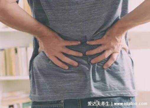 腎結石會引起身體哪個部位疼痛圖片，腹痛/腰痛(腎疼腰疼區別圖)